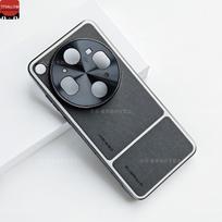 For OPPO Find X9 Ultra Case PU Leather Splicing Electroplating Phone Cover For Oppo Find X9 Ultra Shell Metal Camera Bracket OPPO Find X9 Ultra