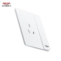 Delixi 86 Type Concealed 1-Gang 3-Hole Wall Switch Socket