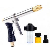 High-Pressure Washer with Adjustable Spray Sprayer Non-Slip Soap Dispenser 3 Modes Water Hose B