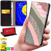 Etui Typu Portfel Do Xiaomi Redmi 15C 5G 173Mm / Poco C85 - Pokrowiec Bluemoon Nadruk + Szkło 9H