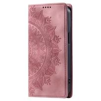 Magnetic Flip Leather Case For XiaoMi 14T 15T Pro 13 13T 12 12T 11T 10T Mi POCO M6 F5 F4 X5 X3 M5S M4 M3 Wallet Card Phone Cover XiaoMi Mi 14T rožinė