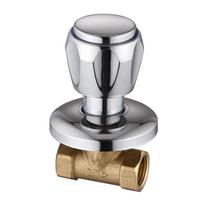 1 vnt. Varinis vonios maišytuvo ventilis 1/2'' 3/4'' Vonios dušo šalto vandens maišytuvo ventilis Viena rankena Paslėptas kampinis ventilis Priedas A3