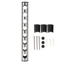 13 piece Silver Wine Bottle Holder 8 Holes Wine Holder Rack Wall Mounted Wine Rack  Household