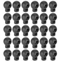 300pcs Single Hole Cord Locks Spring Loaded Toggle Stopper Spring Clip  Luggage Accessories