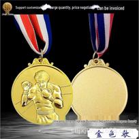 Children's Martial Arts Award Medals – Creative Metal Gold, Silver, Bronze for Boxing & Fighting Achievement 6.5 cm auksas