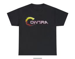 Contra Nes Retro Video Game Black Gaming Gamer Unisex T-Shirt S