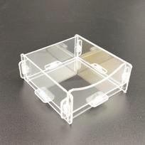Transparent Acrylic Hamster Feeder with Toy Platform and Swing