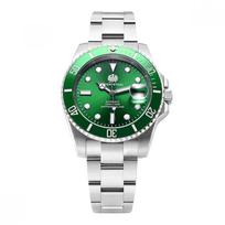 Oficiali būstinė. Originalus „Geiger GE8045GNS Ocean Diver“ vyriškas metalinis laikrodis. GE8045GNS