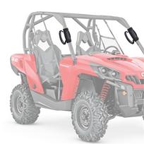 2x ATV UTV Roll Bar Straps Grab Handle Adjustable Mount Door Side Top Grip Black pink