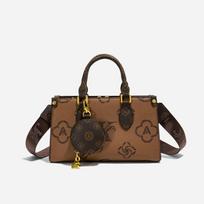 New style fashion old flower tote bag onthego portable shoulder oblique span women's bag