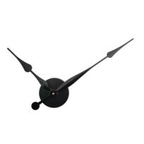 Kvarcinio laikrodžio mechanizmo keitimas storiems ciferblatams iki 20 mm. Didelio galingumo. Metalinės laikrodžio rodyklės įtrauktos. juoda