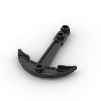 MOC 10PCS 95354 Boat Anchor Two Top Holes Building Blocks 28979 Ship Compatible Brick Particle Idea Toys Children Birthday Gifts