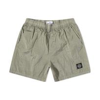 Stone Island Nailono Metaliniai Šortai Šviesiai Žali Vyriški Apatiniai 1015B0943-V0052 M