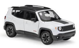 WELLY Jeep Renegade White Diecast Miniature Finished Model 24071W WT 1/24 / Car, balta