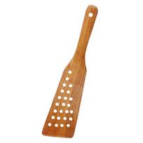 Natural 24-hole Nonstick Non-coating Wooden  Spatula Steak Spatula Cooking Spoons Kitchen Tools 33*7.5cm