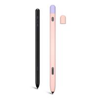 Silikoninis dėklas, kontrastingos spalvos, apsaugantis nuo įbrėžimų, rašiklio apsauginis dangtelis, suderinamas su Galaxy Tab S-pen Pro Cherry Blossom Pink