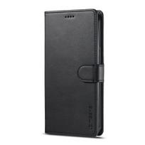 Odinė piniginė Sulankstomas telefono dėklas iPhone 16 15 13 12 14 11 Pro XS Max XR X 7 8 Plus Dėklas su kortelių laikikliu Stovu For iPhone 16 Pro juoda