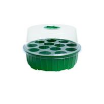1Pcs ABS Hydroponic Germination Tray 13-Hole Round Seed Starter Tray With Clear Lid For Seedlings DIY Accessories
