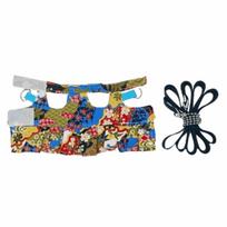 Multicolor Ferret Harness and Leash Set Floral Pattern Traction Rope Squirrel Floral Skirt Wear-resistant Breathable black