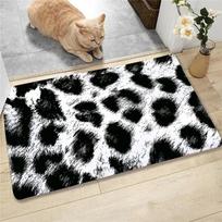 Madingas gyvūnų, leopardo, zebrų, karvių, elnių rašto kilimas, minkšti kilimėliai, įėjimo neslystantys grindų kilimėliai, vandens absorbcija 1p40x60x1cm
