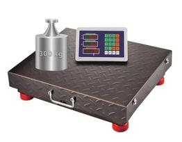 Waga Magazynowa, Bezprzewodowa, Do 300 Kg, Platformowa, Wyświetlacz Lcd Hdwr Wagpro-W300