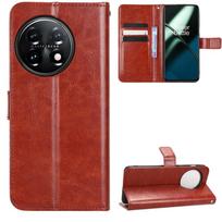 Leather Flip Case For OnePlus 13 13R One Plus 12 12R Protective Cover Wallet Card Slot Kickstand Coque Fundas OnePlus 13R