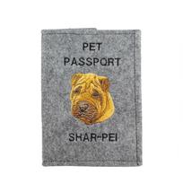 Shar-Pei - Etui Na Paszport Psa, Pokrowiec Na Dokumenty, Prezent Dla Podróżnika Od Marki Art-Dog