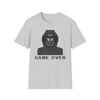 Game Over Front Man Unisex Softstyle T-Shirt, Korean Drama Tee, Graphic Print 4XL