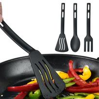 Utensils Set Serving Cooking Kitchen Cutlery Spoons Silicone Kit Spatula Tableware Portable Spoon Spatula Kitchen Utensils Set China Mainland