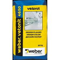 weber.vetonit 4650 Design Color Spalvotos cementinės liejamos grindys 20 kg plastikinis maišas