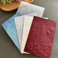 3D Embossed Rose Texture Stamp for Journal Decoration white