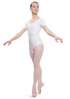 Body Berta Baletowe Do Tańca Gimnastyki Białe Xs