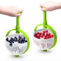 Salad Spin Dryer Kitchen Vegetable Cleaner Centrifugal Spin Water Drain Basket