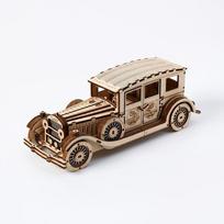 3D Wooden Puzzles Vintage Car Models Wooden DIY Crafts Creative Jigsaw Self Assembly Toys for Kids Adults Birthday Gifts gelsvai ruda