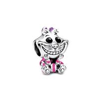 Pandora Animacinis Alisa Stebuklų šalyje Česhyro katinas pakabukas Unisex pakabukas 798850C01 Silver/Pink