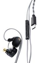 MoonDrop CHU II DSP HiFi USB with Replaceable Aluminum Magnesium Alloy Connector Design Earphones, Type-C In-Ear, Wired, Microphone, Cable, Diameter, juoda
