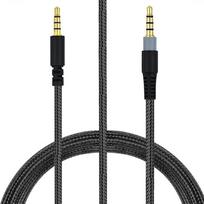 Nylon Braided Replacement Aux 3.5mm Cable Extension Cord for  for HyperX Cloud Mix for Alpha S Gaming Headsets Headphones Multicolor