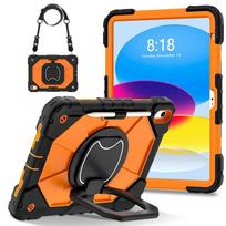 For Ipad 10th Gen 10.9 Inch Case A2696 A2757 A2777 Kids Tablet Cover Silicone +PC Funda for IPad A16 2025 11th Gen 11 + Strap iPad 10th Gen 10.9in