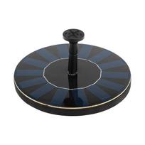 Solar Powered Fountain Pump for Bird Bath, Garden, Pond, Outdoor Water Feature with 4 Nozzle Spray Patterns One Size