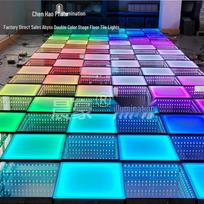 3D neoninės LED grindų plytelės su šviečiančiu daugiasluoksniu veidrodiniu fonu 400W Power Supply