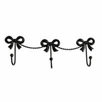 Iron Material Metal Bow Wall Hooks Golden Finish Modern Minimalist Hooks  Home Decor