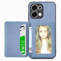 For OPPO A6 Pro Magnet Wallet Card Holder Leather Case For OPPO A6 Pro Carbon Fiber Flip Leather Magnetic Stand Cover For OPPO A6 Pro