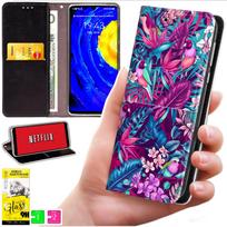 Etui Typu Portfel Do Xiaomi 15T - Pokrowiec Bluemoon Nadruk + Szkło 9H