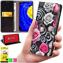 Etui Typu Portfel Do Xiaomi 15T - Pokrowiec Bluemoon Nadruk + Szkło 9H