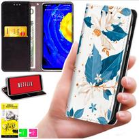 Etui Typu Portfel Do Xiaomi 15T - Pokrowiec Bluemoon Nadruk + Szkło 9H