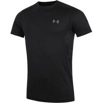 Under Armour T Shirts Men's Black/Graphite Ink Crew Neck Moderate 1257466-001 LG