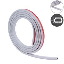 3/5 metrų PVC grindų laido dangteliai, lanksčios elektros instaliacijos gofros, kabelių apsaugos, lipnūs kabelių slėptuvai 3M Trapezoidal gray