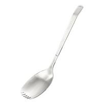 Multi-functional Stainless Steel Kitchen Spoon Fork Thickened Long Handle Serving Soup Spoon Serving Spoon Pasta Fork Buffet Use sidabras