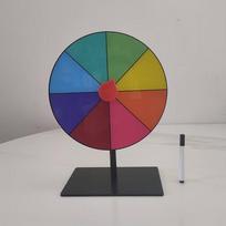 Erasable Lucky Roulette Wheel for Interactive Games & Teaching Activities multi