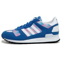 Adidas Originals ZX 700 Patogūs Universalūs Smūgius Sugerianti Neslystantys Žemi Laisvalaikio Batai Moteriški Kedai Mėlyni AQ3186 44